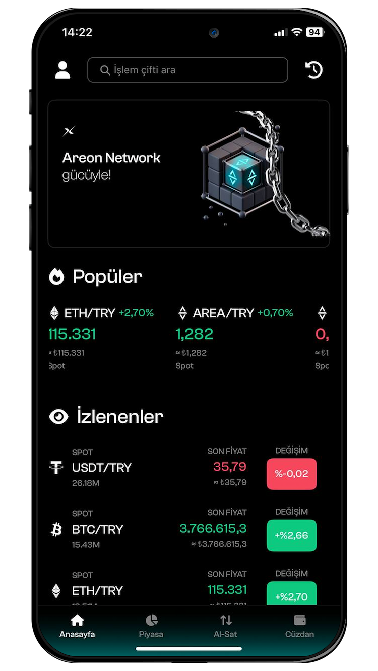 Areon iOS App